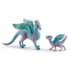 Schleich 70592 Kwiecisty smok i figurka smoka dziecko Bayala figurki smoków