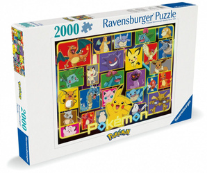 POKEMON PREMIUM WIELKIE PUZZLE 2000 karty pokemony Pikachu Charizard Eevee