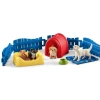 Schleich 42480 POKÓJ DLA PSÓW 4 FIGURKI pies psy miś ogrodzenie płot buda 