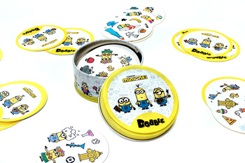 DOBBLE MINIONKI puszka gra karty doble NOWA POLSKA EKOLOGICZNA ORYGINALNA