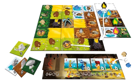 OUTLET KINGDOMINO PREHISTORIA NOWE WYDANIE King domino gra planszowa POLSKA EDYCJA