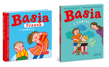 2w1 BASIA FRANEK 2 książki dla dzieci książeczka Egmont Harper Collins