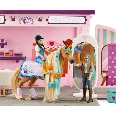 Schleich 42587 Sklepik dla koni Sophia's Beauties koń figurka PREMIUM sesja