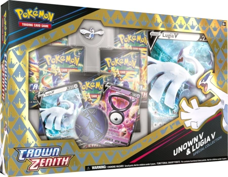 OUTLET Pokemon Crown Zenith Unown Lugia V Special Collection ORYGINALNE KARTY