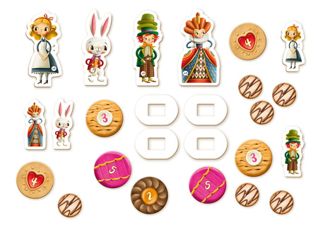 ALICJA w kraine czarów gra planszowa rodzinna PIĘKNA jak z bajki