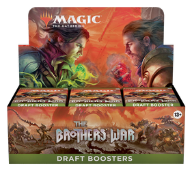 Zestaw 36 booster DRAFT LUZEM MtG Magic Gathering Brothers War angielski 36 boosterów