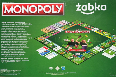 Monopoly Żabka gra planszowa monopol POLSKA ORYGINALNA UNIKALNA EDYCJA