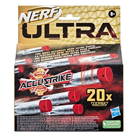 NERF ULTRA STRZAŁKI PIANKOWE ACCUSTRIKE DO WYRZUTNI KARABINU ZESTAW 