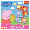 DOMINO ŚWINKA PEPPA markowa klasyczna gra planszowa dla przedszkola dzieci