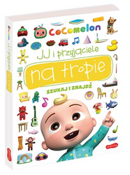 JJ I PRZYJACIELE NA TROPIE SZUKAJ I ZNAJDŹ COCOMELON książka dla dzieci