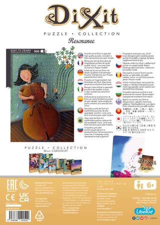 OUTLET DIXIT MINI ROZSZERZENIE DODATEK KARTA PROMO do gra planszowa +PUZZLE 500 Resonance