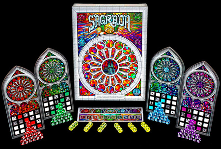 SAGRADA ENGLISH BOARD GAME gra planszowa podstawa podstawka ANGIELSKA