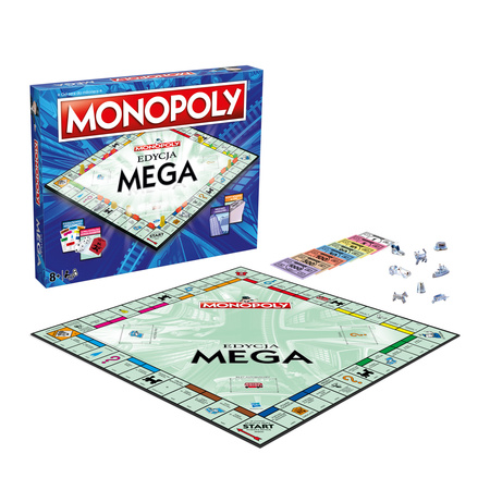 Monopoly MEGA gra planszowa dla przedszkól seniorów WIELKA POLSKA EDYCJA