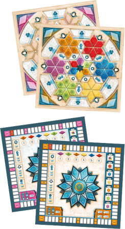 Azul Lśniący Pawilon DODATEK gra planszowa logiczna PIĘKNE płytki kafelki 