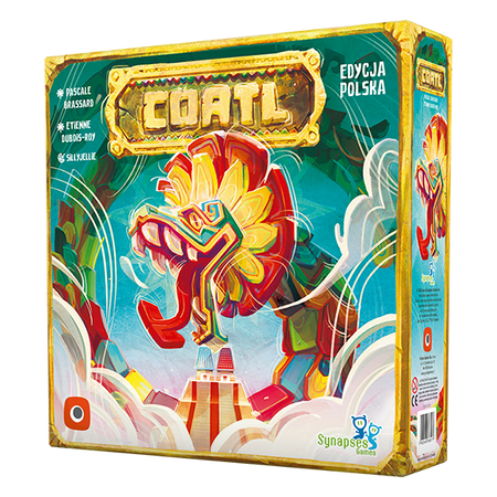 Coatl gra planszowa rodzinna LOGICZNA węże EDYCJA PL PIĘKNA Portal Games