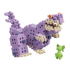 MARIOINEX ZESTAW KLOCKÓW WAFFLE TYRANOZAUR T-REX klocki wafle konstrukcyjne