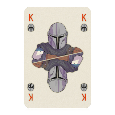 Waddingtons Star Wars Mandalorian 55 KART DO GRY POKER TYSIĄC BRYDŻ KARTY