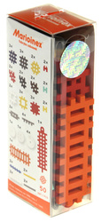 MARIOINEX KLOCKI MINI WAFLE WAFFLE ZESTAW STANDARDOWY 50 klocków