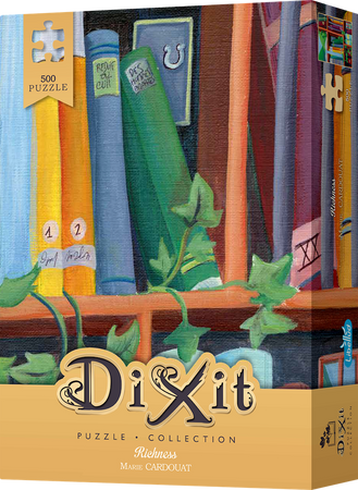 DIXIT MINI ROZSZERZENIE DODATEK KARTA PROMO do gra planszowa +PUZZLE 500 Richness