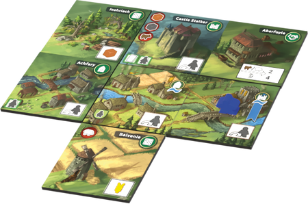 GLEN MORE II KRONIKI gra planszowa STRATEGICZNA WIELKA W TYM 8 ROZSZERZEŃ