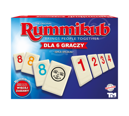 OUTLET Rummikub XP dla 6 graczy gra planszowa ROZSZERZONA