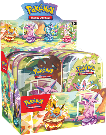 Pokemon TCG: Scarlet & Violet - Prismatic Evolutions - Mini tin BUNDLE 8