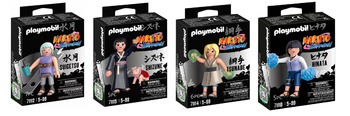 ZESTAW 4 figurek Playmobil NARUTO Hinata Tsunade Shizune Suigetsu figurki