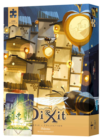 DIXIT MINI ROZSZERZENIE DODATEK KARTA PROMO do gra planszowa +PUZZLE 1000 Deliveries