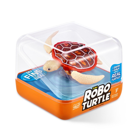 ROBO TURTLE ZURU ALIVE ROBOT PŁYWAJĄCY ŻÓŁW żółwik FIGURKA PŁYWA czerwony