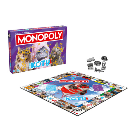 MONOPOLY KOTY monopol hasbro kotki gra planszowa POLSKA NOWA EDYCJA 2025
