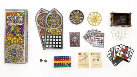 SAGRADA gra planszowa JESZCZE WIĘCEJ SZKŁA dodatek rozszerzenie DUŻE PIĘKNE