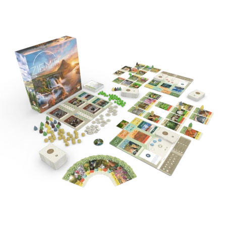 ZIEMIA EARTH PRZEPIĘKNA WIELKA PLANSZOWA STRATEGICZNA GRA ROKU GOLDEK GEEK