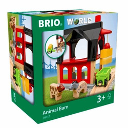 Brio Stodoła KLOCKI figurki 6w1 DREWNIANE stodoła wóz zwierzęta 3+