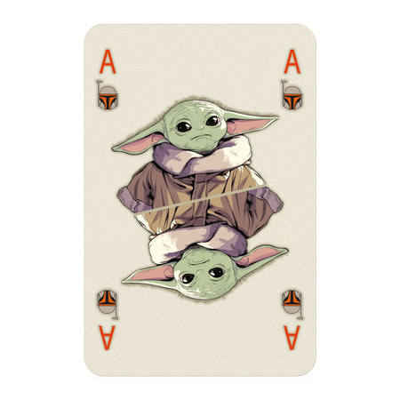 Waddingtons Star Wars Mandalorian 55 KART DO GRY POKER TYSIĄC BRYDŻ KARTY