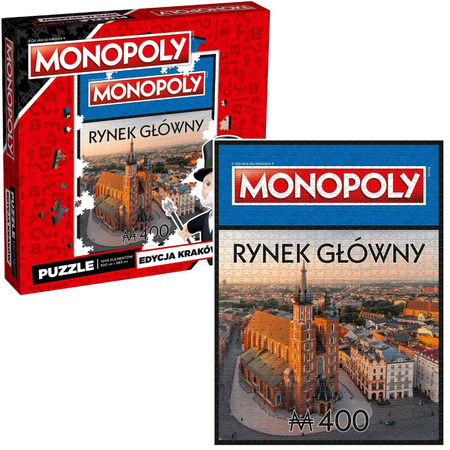 Puzzle MONOPOLY SQUARE Kraków Rynek puzle PREMIUM