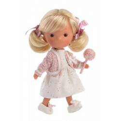 HISZPAŃSKA LALKA Llorens Miss Minis Lili Queen blondynka 26 cm ORYGINALNA