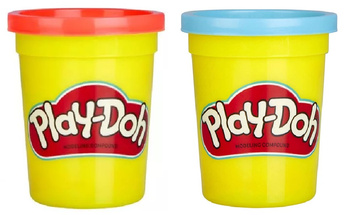 ZESTAW 2 PLAY DOH CIASTOLINA DUŻA TUBA sensoryczna masa plastyczna AŻ 224g