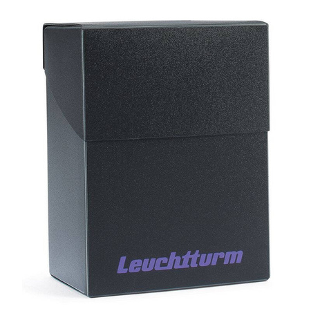 Pudełko na talię Czarne na karty Leuchtturm Deck Box