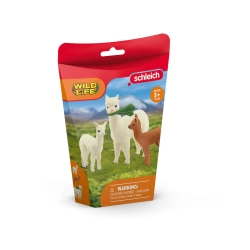 Schleich 42544 4w1 Zestaw 3 alpak +trawa figurka alpaka figurki zwierząt