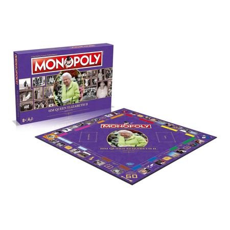 MONOPOLY HM QUEEN ELIZABETH II Królowa Elżbieta EN