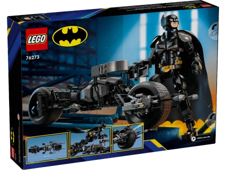 LEGO 76273 Klocki Super Heroes Figurka Batmana do zbudowania i batcykl