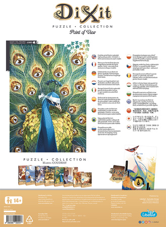 DIXIT MINI ROZSZERZENIE DODATEK KARTA PROMO do gra planszowa +PUZZLE 1000 Point of View