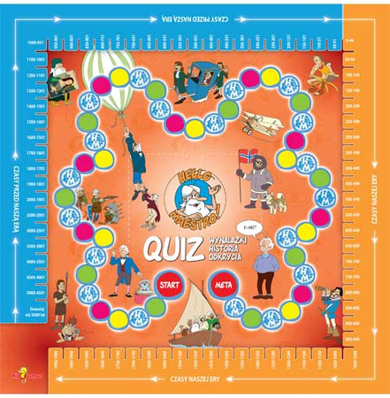 OUTLET Było sobie życie Hello Maestro QUIZ gra planszowa edukacyjna dla dzieci