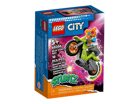 LEGO City 60356 Motocykl kaskaderski z niedźwiedziem