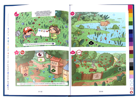 BOCIAN LUCEK KOMIKS PARAGRAFOWY DLA DZIECI książka gra misje PRZYGODA