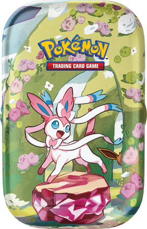 Pokemon Prismatic Evolutions Sylveon Tin Puszka 2 boostery ORYGINALNE KARTY