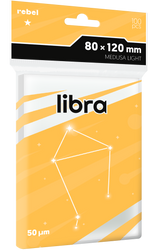 Koszulki na karty Rebel Light Libra (80x120 mm), 100 sztuk
