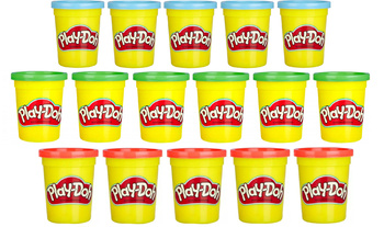 16w1 PLAY DOH CIASTOLINA DUŻA TUBA MIX sensoryczna masa plastyczna 1,8 KG
