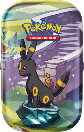 Pokemon Prismatic Evolutions Umbreon Tin Puszka 2 boostery ORYGINALNE KARTY