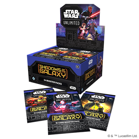 Booster BOX Star Wars Unlimited 2 Shadows of the Galaxy karty gra karciana (24 boostery)